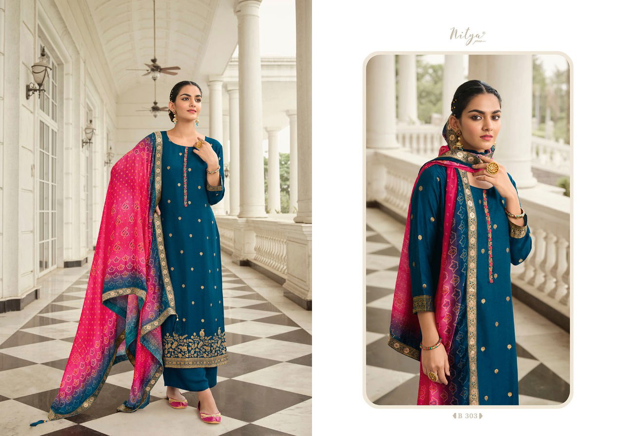 Bandhani Vol 3 By Lt Nitya Wedding Salwar Suits Catalog